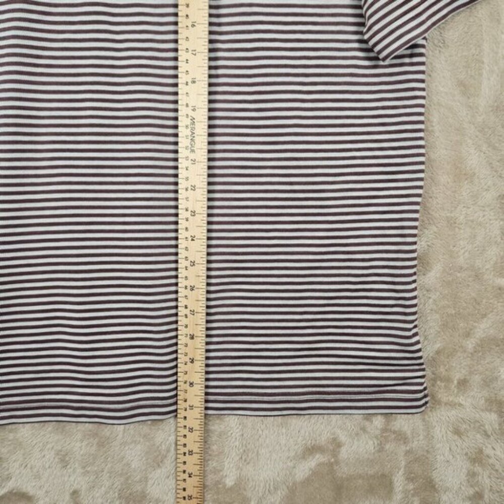 Eddie Bauer Golf Polo Shirt 3 Button Striped Short Sleeve Men's Size XLT Tall - Picture 4 of 10